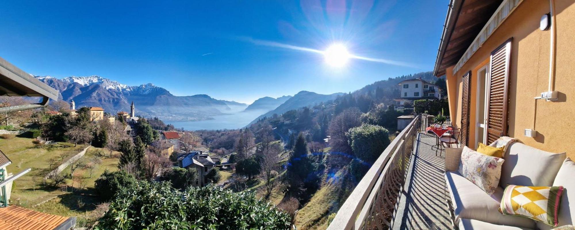 Panoramic Lakeview House Bellagio Civenna Extérieur photo